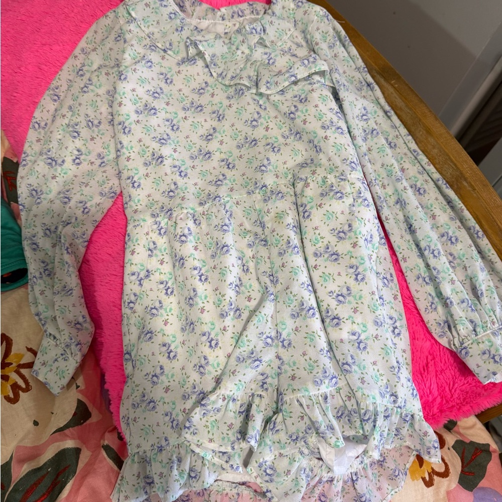 Janie and Jack Floral Print Outfit
